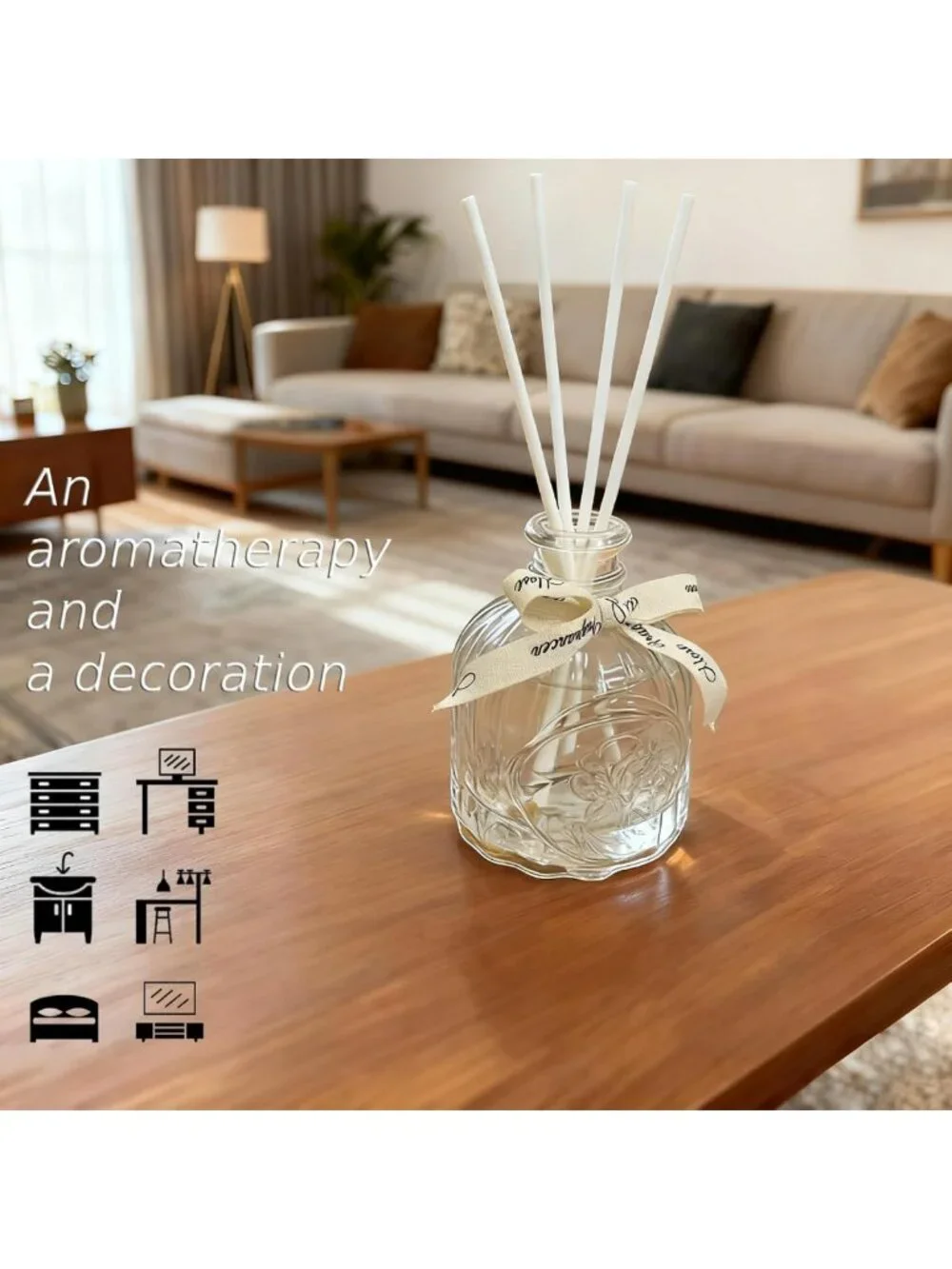 Long-Lasting Botanical Fragrance Candle & Reed Diffuser Gift Set for Home Décor